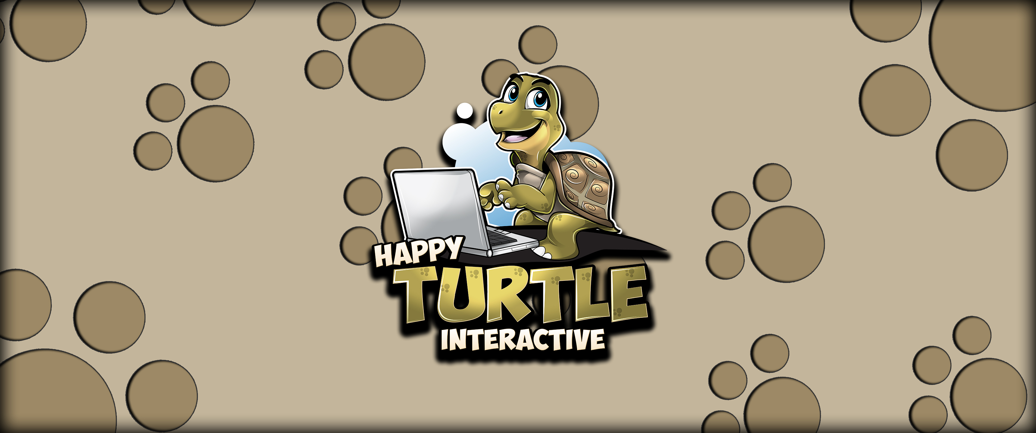 HappyTurtle Interactive Background mit Schatten 3440x1440